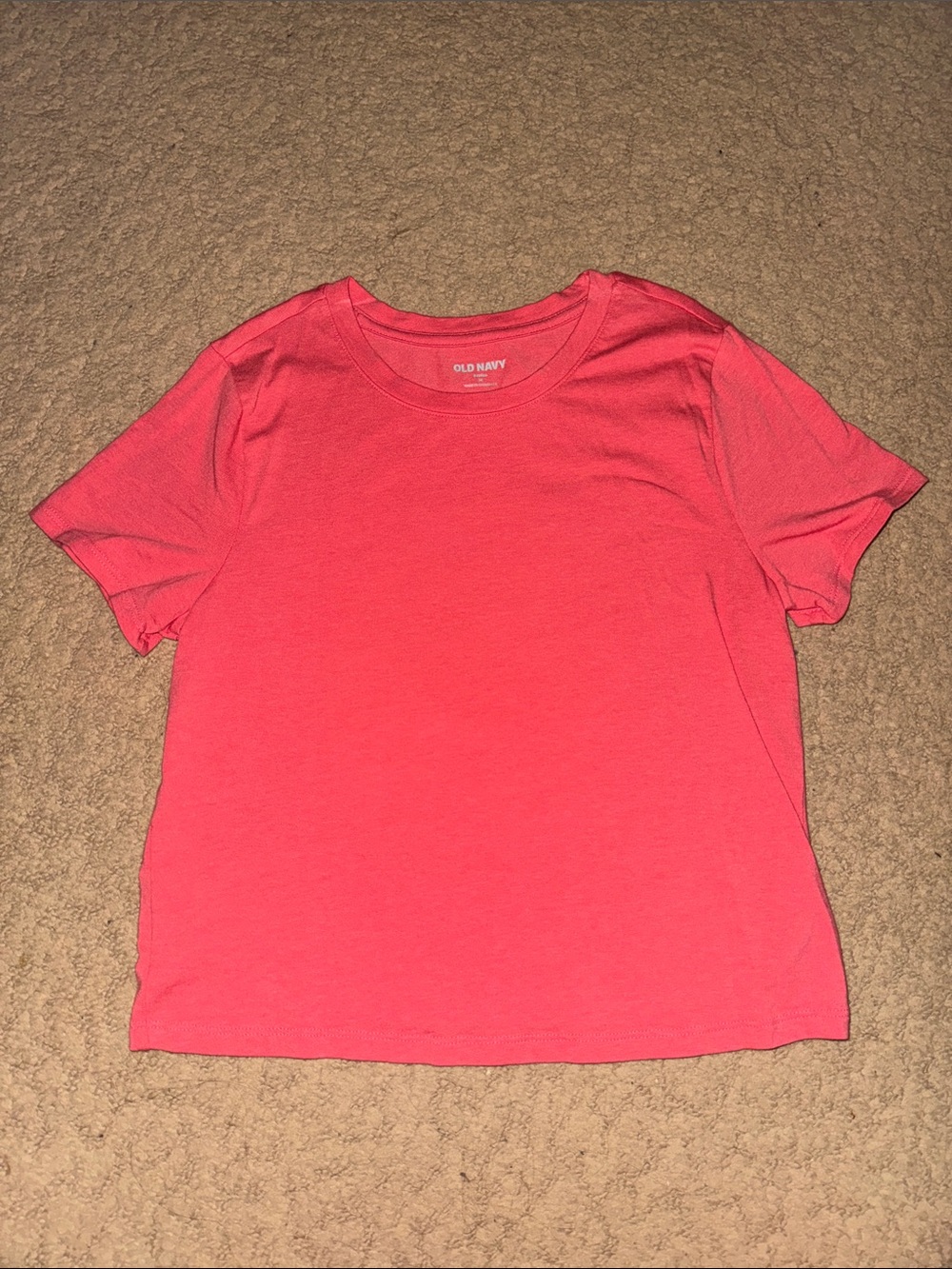 Old Navy ‘Bestee’ Bright Coral T-Shirt